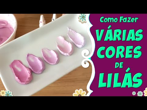 How to Make Various Colors of Lilac in Chantininho
