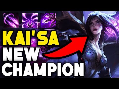 "KAI'SA" NEW CHAMPION REVEALED!! ALL ABILITIES REVEALED! BRAND NEW MARKSMAN (League of Legends)