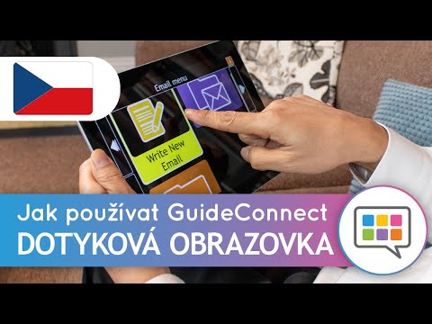 Jak používat GuideConnect - Dotyková obrazovka