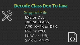 Decompile DexClass To Java Class...No Root