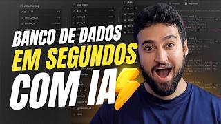 ⚡ Banco de Dados com IA: criando banco de dados em segundos