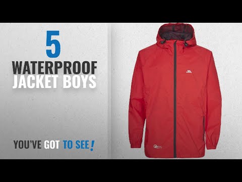 Top 10 Waterproof Jacket Boys [2018]: Trespass Kids Qikpac Packaway TP75 Jacket