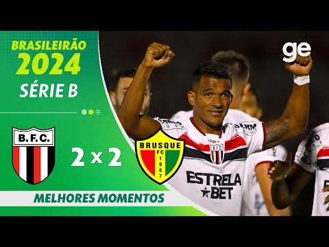 Gols e lances de Botafogo-SP x Brusque