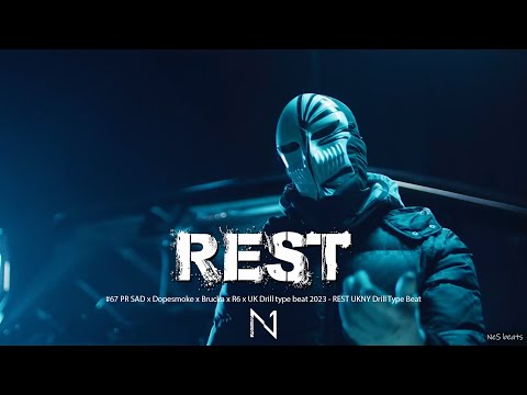FREE #67 PR SAD x Dopesmoke x Brucka x R6 x UK Drill type beat 2023 - "REST" | UK/NY Drill Type Beat