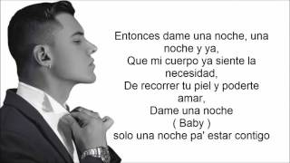 Una Noche Kevin Roldan (  Letra )  Rich Kid #2016