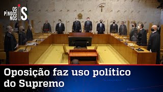 Esquerda aciona STF contra Bolsonaro por reunião com embaixadores