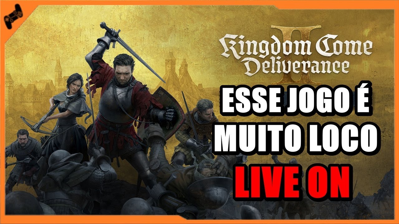 JOGANDO KINGDOM COME DELIVERANCE 2 Pela PRIMEIRA VEZ (AO VIVO) !!!
