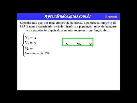 Problema de Porcentagem usando Equação 1