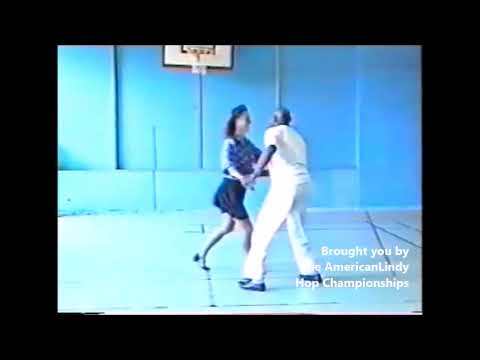 Al Minns & Frankie Manning demo at the Swedish Swing Society