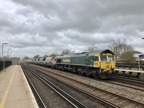 (HD) Freightliner 66604 & 66598 on the Hothfield stone trains - 18th & 20th of March 2020