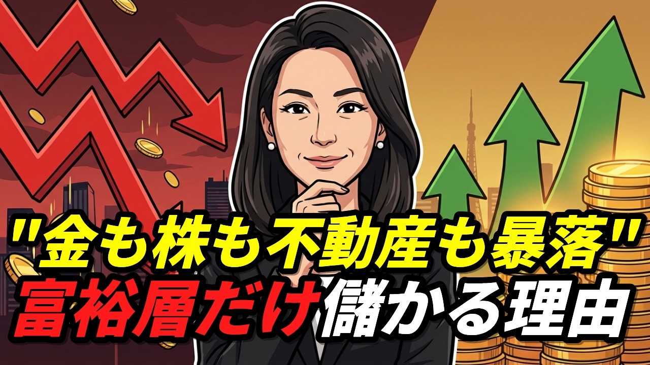 「金も銀も株も不動産も全部暴落する」暴落のたびに富を築く人たちの背筋が凍る共通点