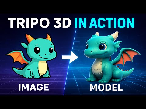 AI-Powered 3D Modeling? This Changes Everything | Tripo Studio Full Walkthrough