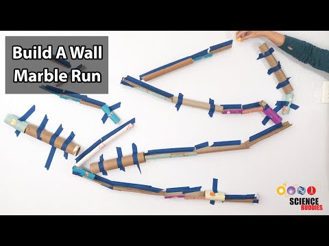 Build A Wall Marble Run