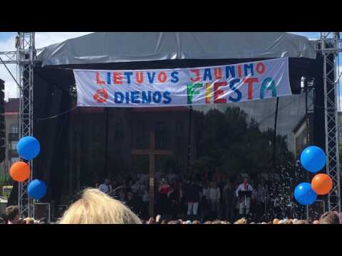 LJD2017 himnas gyvai LJD fiestoje: Paulina Paulauskaitė, LJD choras ir grupė ICHTHUS