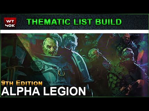 Thematic List Build: Alpha Legion - 9th Edition Warhammer 40k