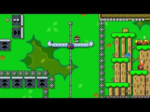 Jumping parkour by JACOBBau - Super Mario Maker 2 - No Commentary 1cb 022020