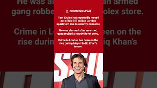 Tom Cruise has reportedly moved out of his London apartment.   #tomcruise#newsupdate#trending#london