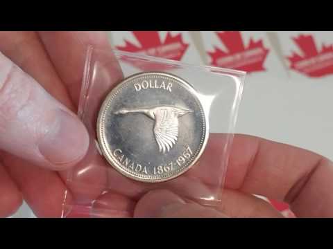 Coin Collecting Episode 122 - 1967 Canada Specimen Set - gold coin delete - 80% silver with cameos