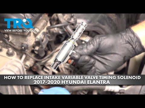 How to Replace Intake Variable Valve Timing Solenoid 2017-2020 Hyundai Elantra