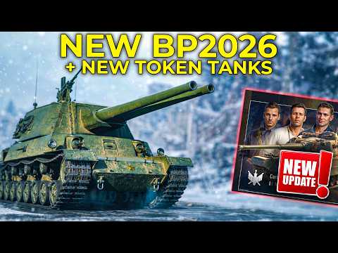 New Features and Token Tanks in Battle Pass 2026 | World of Tanks Update 2.2
