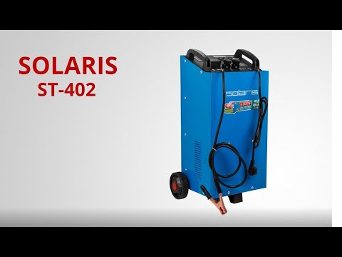 фото пусковое зарядное устройство solaris st-402 (12 в / 24 в, макс.пуск.ток 400 а) пускозарядное 220 0
