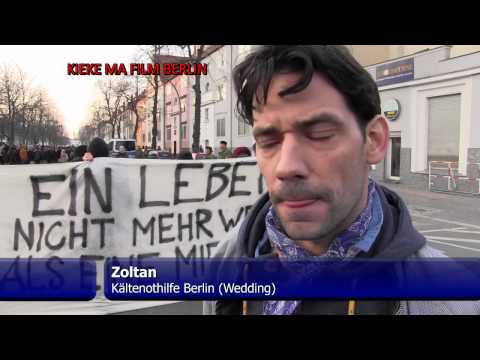 Trauermarsch für  Rosemarie F. aus Berlin-Reinickendorf - Tod nach Zwangsräumung