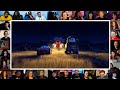 Monster Tractor Chasing McQueen And Mater Cars 2006 Reaction Mashup