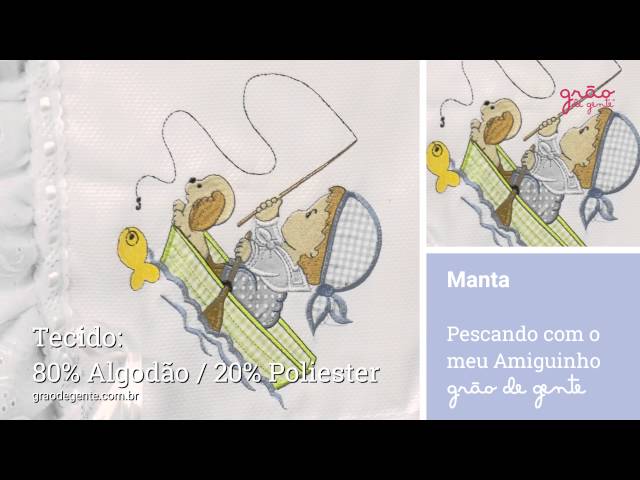 Manta Pescando com o meu Amiguinho | Ref: 56632