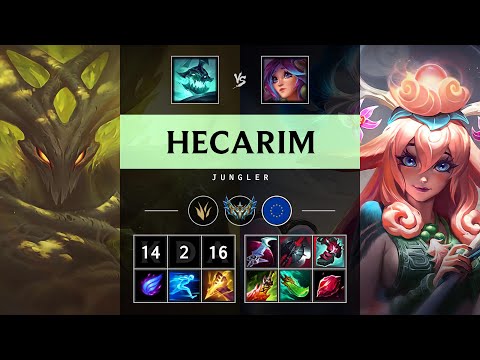 Hecarim Jungle vs Lillia - EUW Challenger Patch 25.11