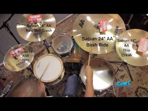 Sims Music Sabian Cymbal Demo