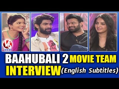 Baahubali 2 Movie Team Interview With Savitri | Prabhas | Anushka | Rana | V6 News