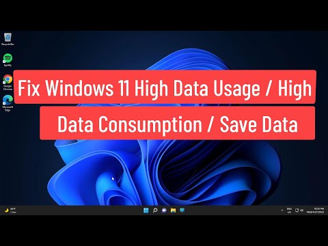 Fix Windows 11 High Data Usage / High Data Consumption / Save Data