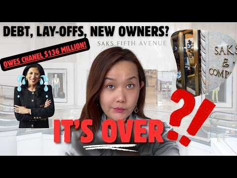 Saks OWES CHANEL $136 Million! The fall of a LUXURY TITAN!? #sakschapter11 #luxuryretail #chanel