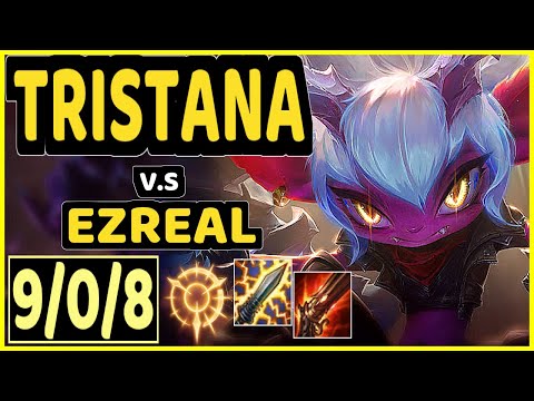 CODY SUN (TRISTANA) vs EZREAL - 9/0/8 KDA BOTTOM ADC CHALLENGER GAMEPLAY - NA