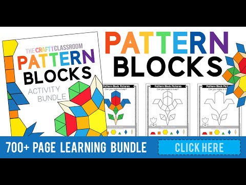 Pattern Block Templates Activity Bundle