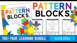 Pattern Block Templates Activity Bundle