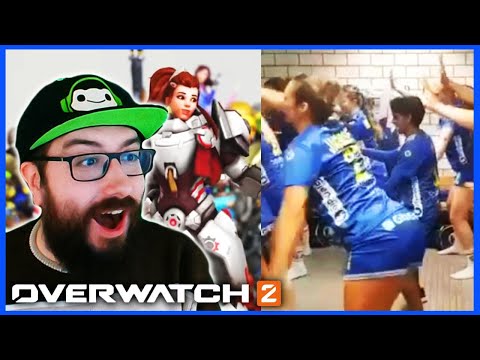 Reaccionando a LOS BAILES DE OVERWATCH 😏 en la VIDA REAL | Angrod
