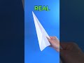 3d Printed Paper Airplane Vs Real