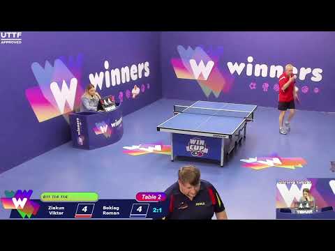 WINners CUP table 2  15.11 Ziakun Viktor - Boklag Roman  11:15
