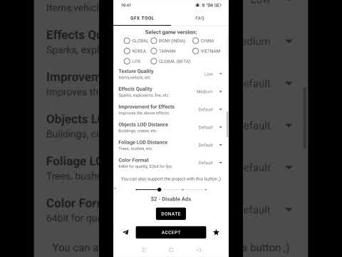 GFX tool for Bgmi and Pubg #shorts