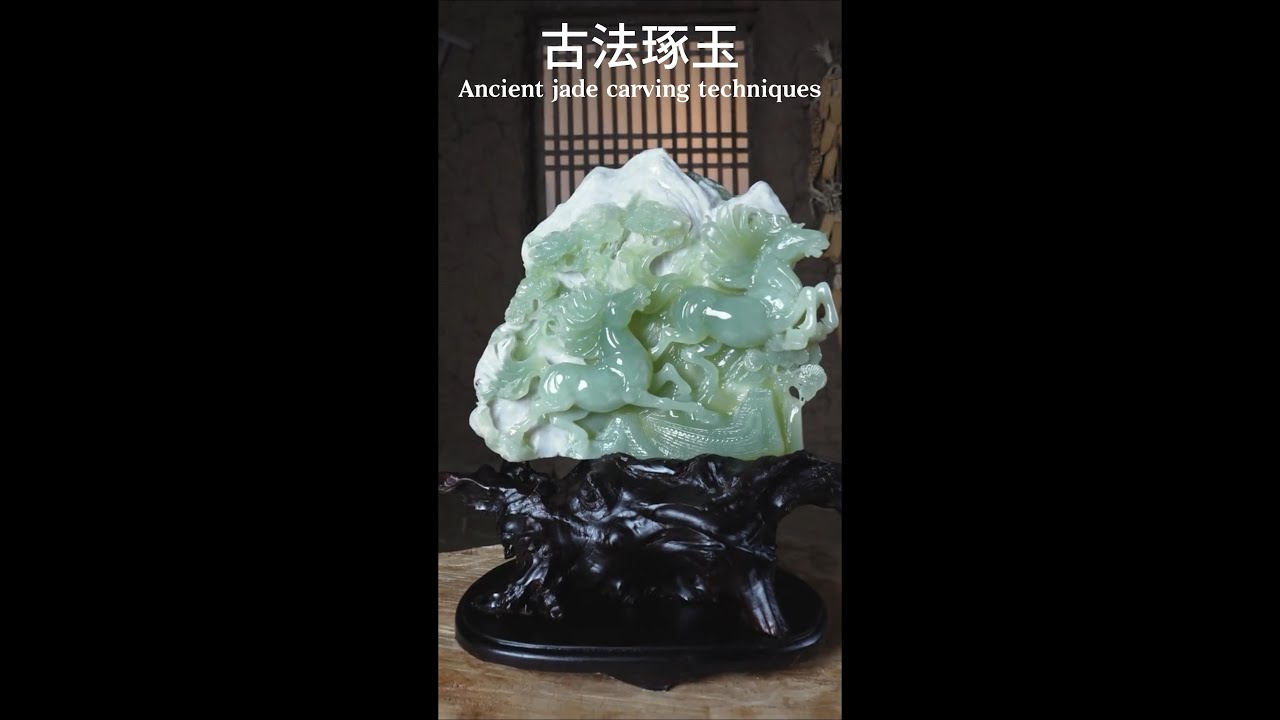 Ancient method of jade carving