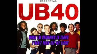 UB40 - I Won't Close My Eyes (lyrics)