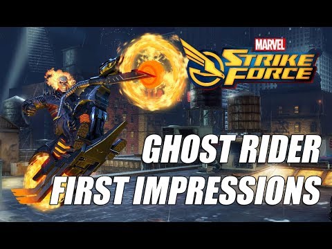 Ghost Rider Rank up, First Impressions & Gameplay - Marvel Strike Force