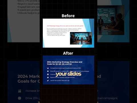 This is how you fix your PPT slides 🔥 comment Webinar to learn more! #powerpoint #skills #ppt