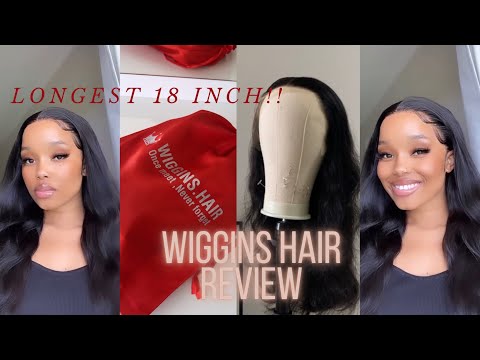 13*4 HD lace frontal BODY WAVE wig Review ft wiggins hair