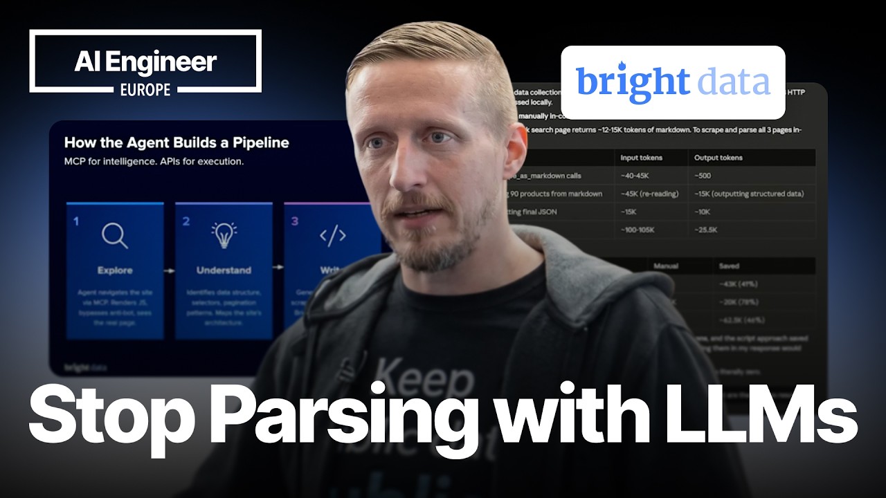 Bright Data's AI Agent Builds Web Scraping Pipelines - AI Engineer