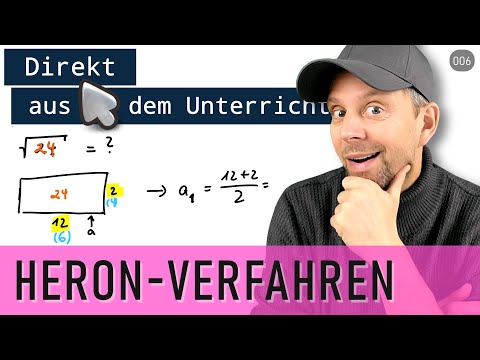 Das HERON-Verfahren ✏ Wurzeln näherungsweise bestimmen - #005