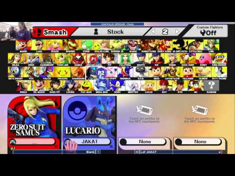 Oakville Uproar 3 - Blank (ZSS) vs. JAKAT (Ness) - Smash Wii U Pools