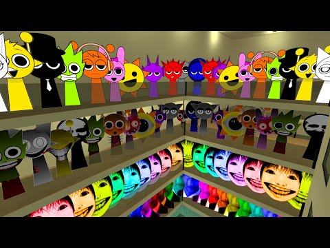 Whole Hotel Of Sprunki Nextbots Is Chasing Me! p.2