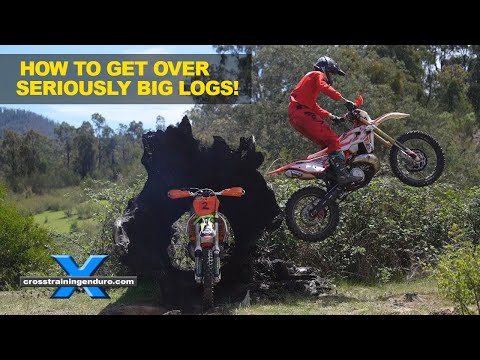 How to hop seriously big logs!︱Cross Training Enduro shorty